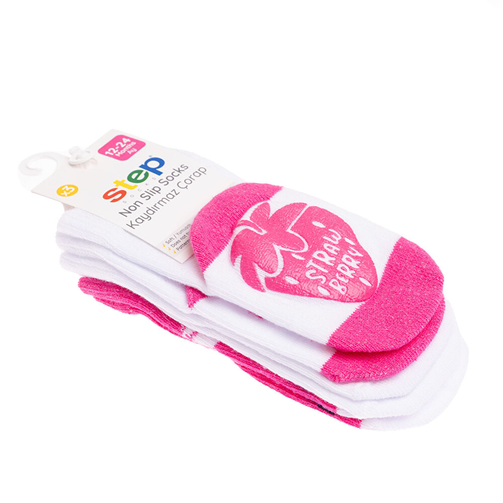 Kız 3lü Kaydırmaz Çorap Kız Bebek