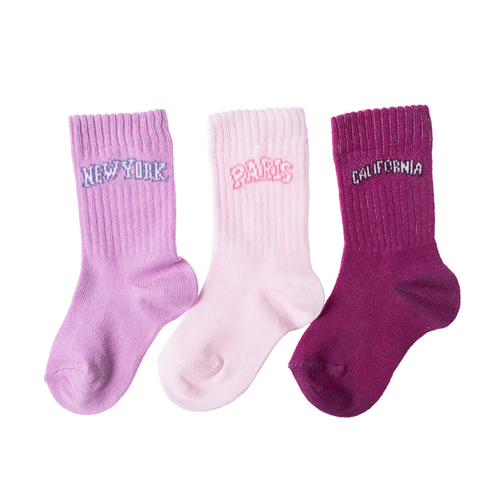 Kız 3lü Soket Çorap Kız Bebek