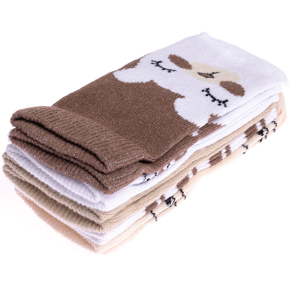 Kız Bear 5'li Soket Çorap Kız Bebek