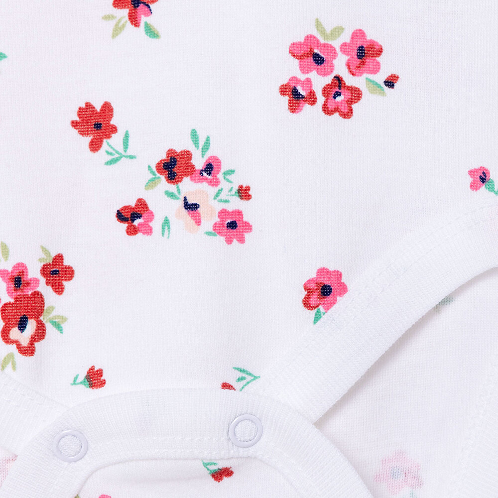 Kız Bebek 2li Uzun Kol Body Çıtçıtlı Yaka Uzun Kol Ribana Paça