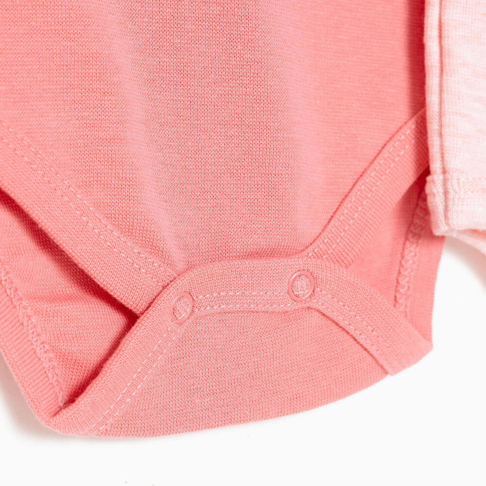 Kız Bebek 3lü Atlet Body Ribana Bisiklet Yaka İp Askılı