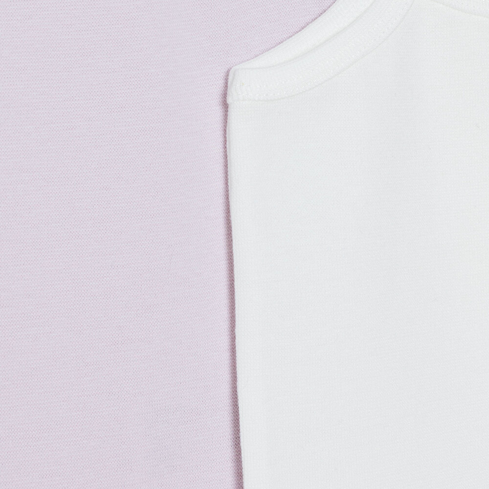 Kız Bebek 3lü Atlet Body Ribana Bisiklet Yaka İp Askılı