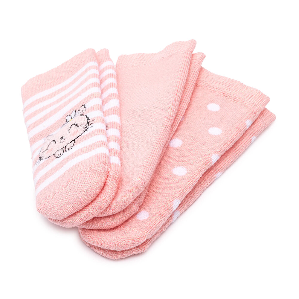 Kız Bebek 3lü Havlu Çorap
