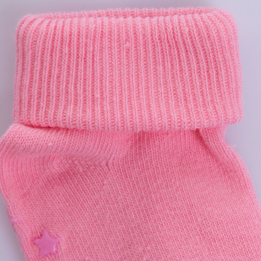 Kız Bebek 3lü Kıvrık Çorap