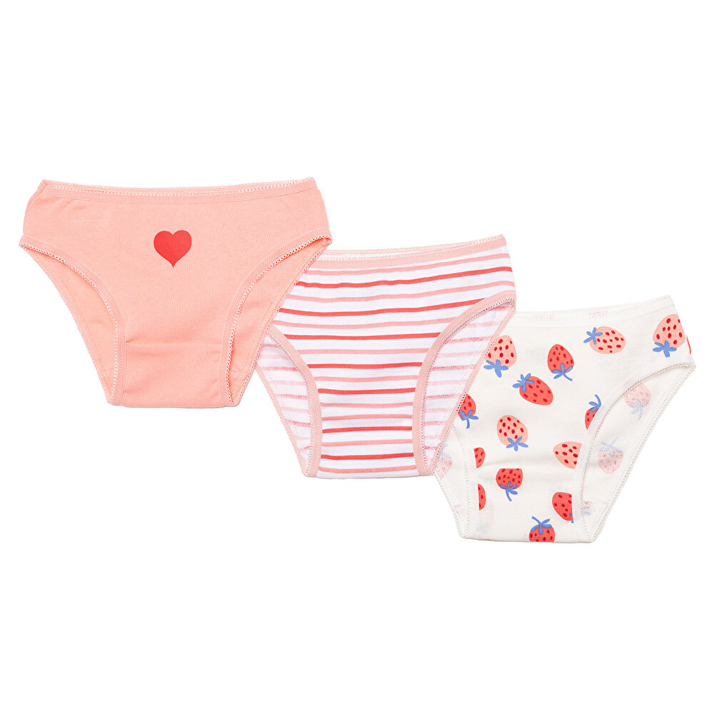 Kız Bebek 3lü Slip Külot Kız Bebek
