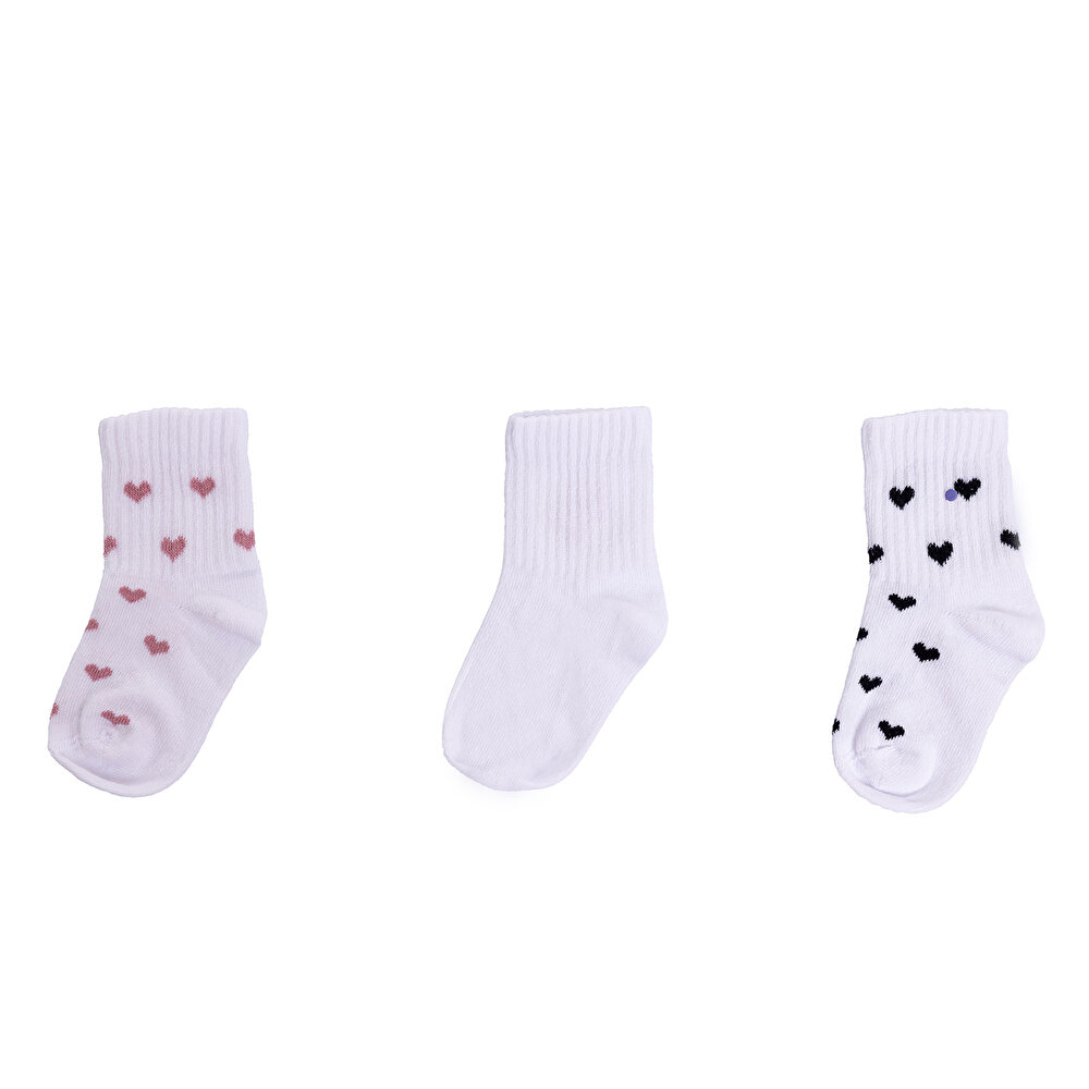 Kız Bebek 3lü Soket Çorap