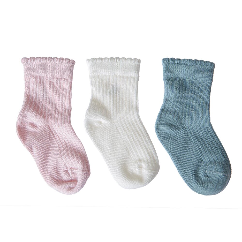Kız Bebek 3lü Soket Çorap