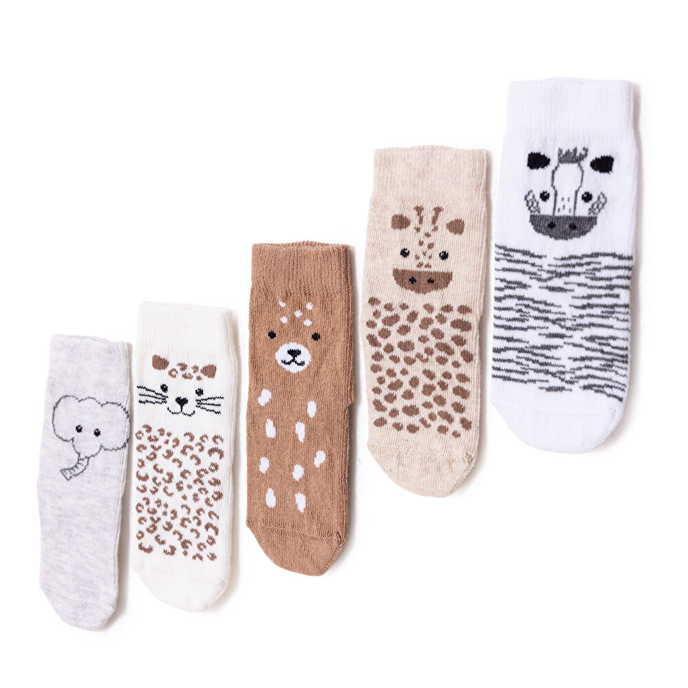 Kız Bebek 5'li Soket Çorap