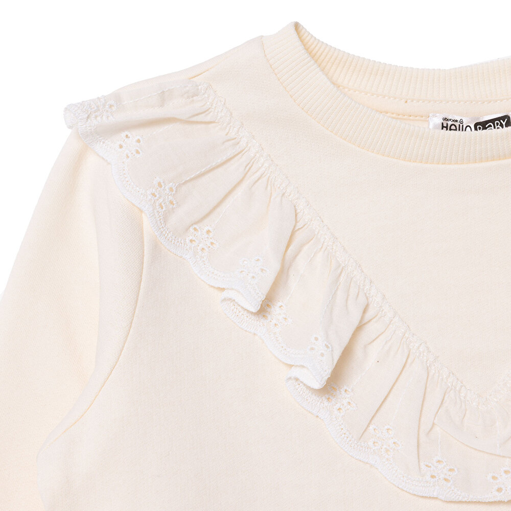 Kız Bebek Bluz - Pantolon Forest Flower Uzun Kol Lastikli