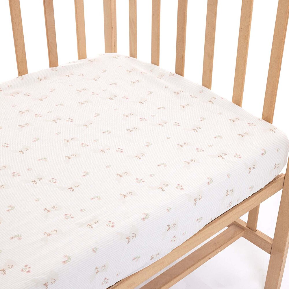 Kız Bebek Çarşaf Poplin 70 x 140cm