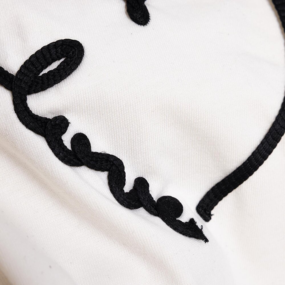 Kız Bebek Chic Bluz-Etek Denim Bisiklet Yaka Uzun Kol Reçme Paça