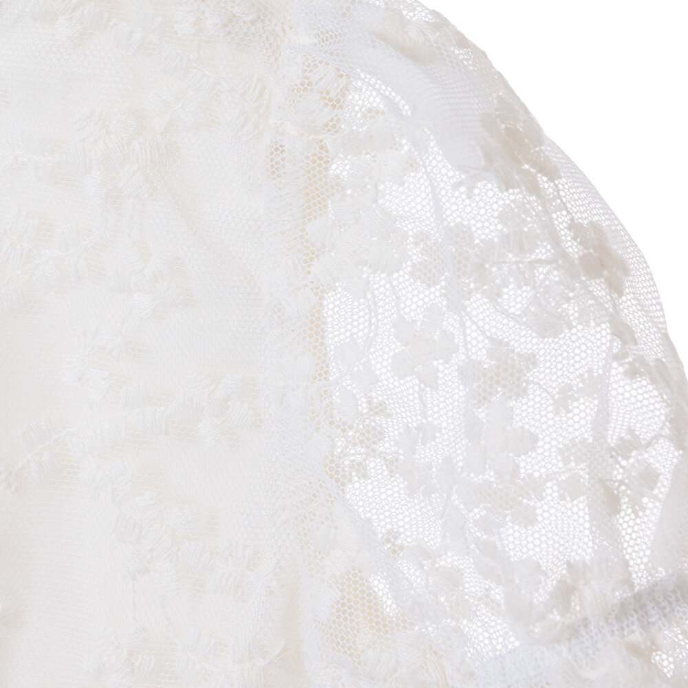 Kız Bebek Elbise Düğmeli Bisiklet Yaka Kısa Kol