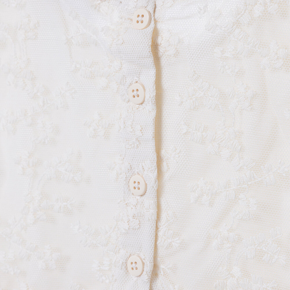 Kız Bebek Elbise Düğmeli Bisiklet Yaka Kısa Kol