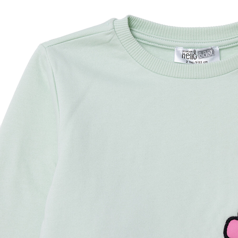 Kız Bebek Eşofman Takımı Motto Girl Patikli