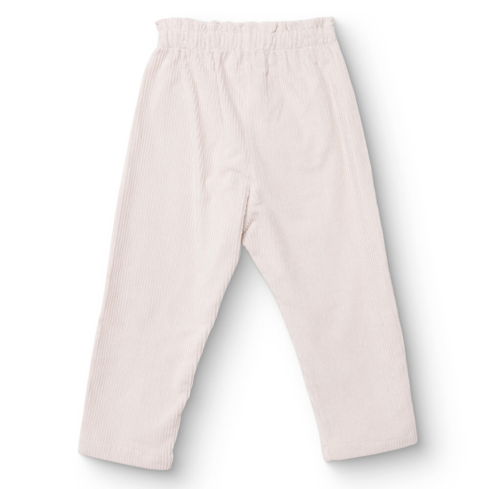 Kız Bebek Kadife Pantolon Reçme Paça