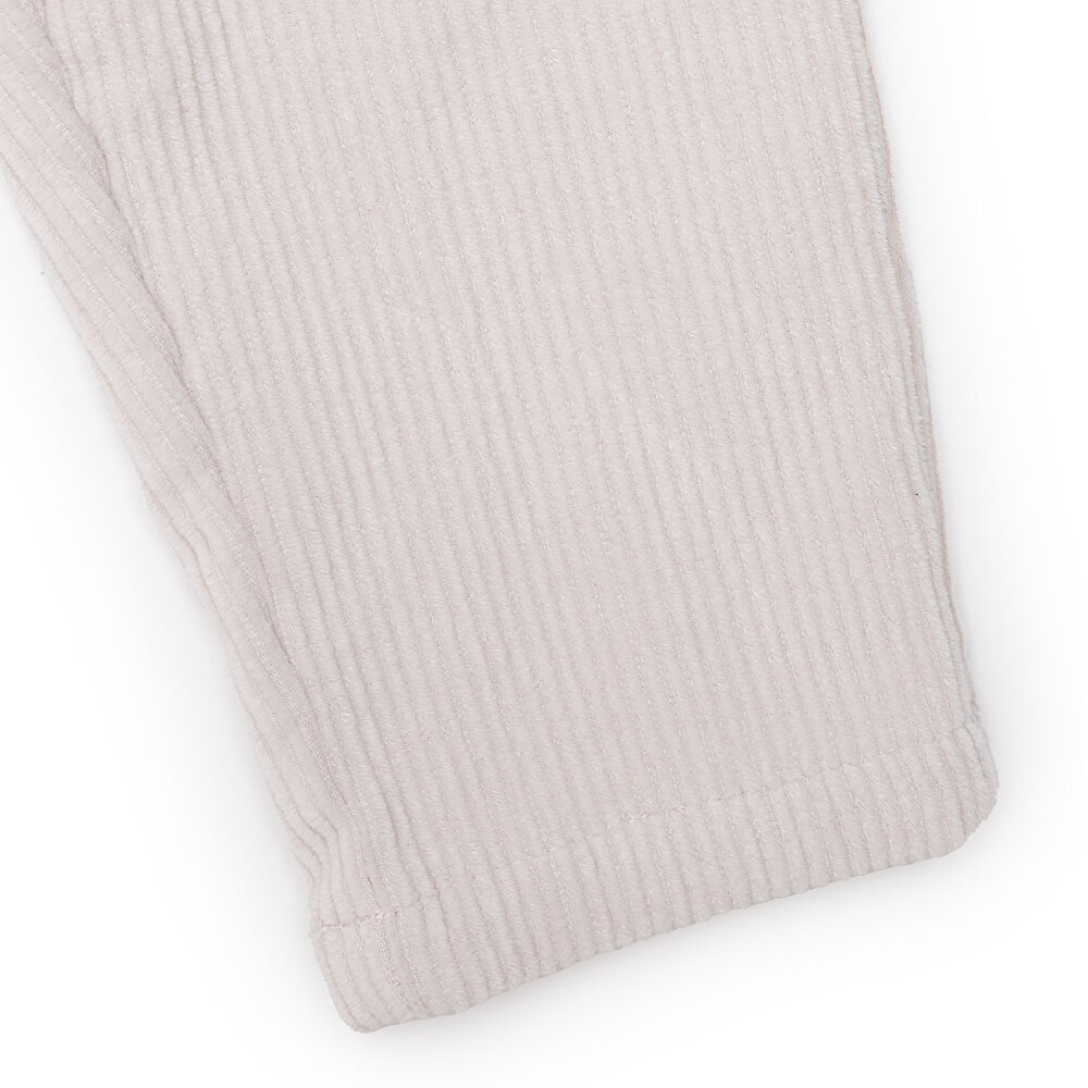 Kız Bebek Kadife Pantolon Reçme Paça