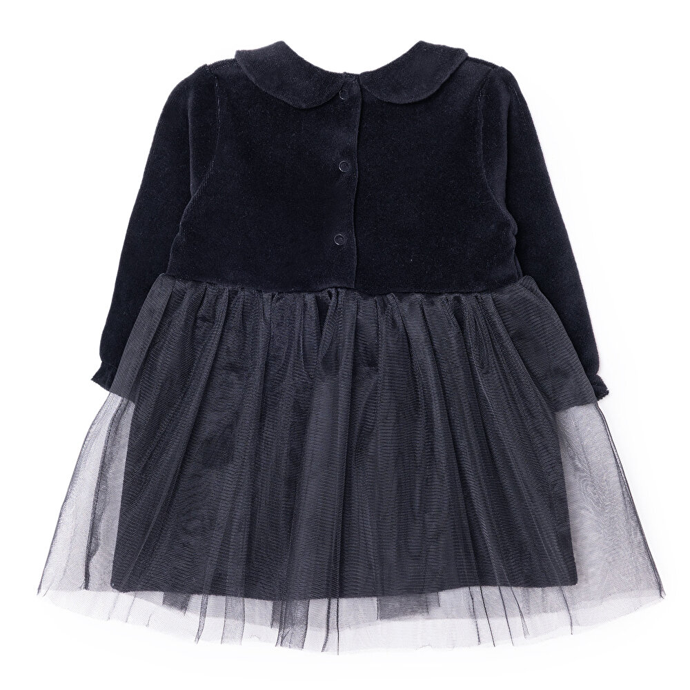 Kız Bebek Mevlüt Kıyafeti Çıtçıtlı Bisiklet Yaka Uzun Kol Reçme