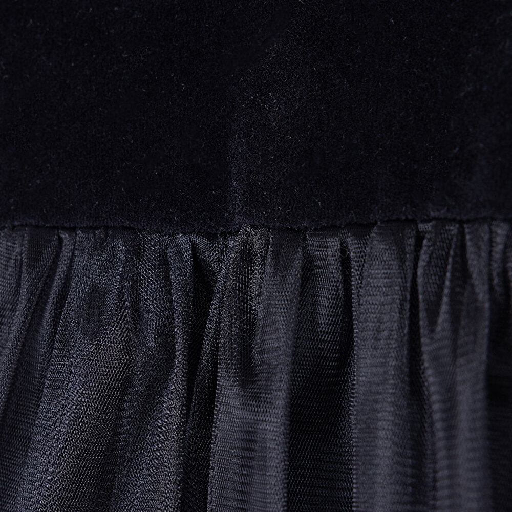 Kız Bebek Mevlüt Kıyafeti Çıtçıtlı Bisiklet Yaka Uzun Kol Reçme