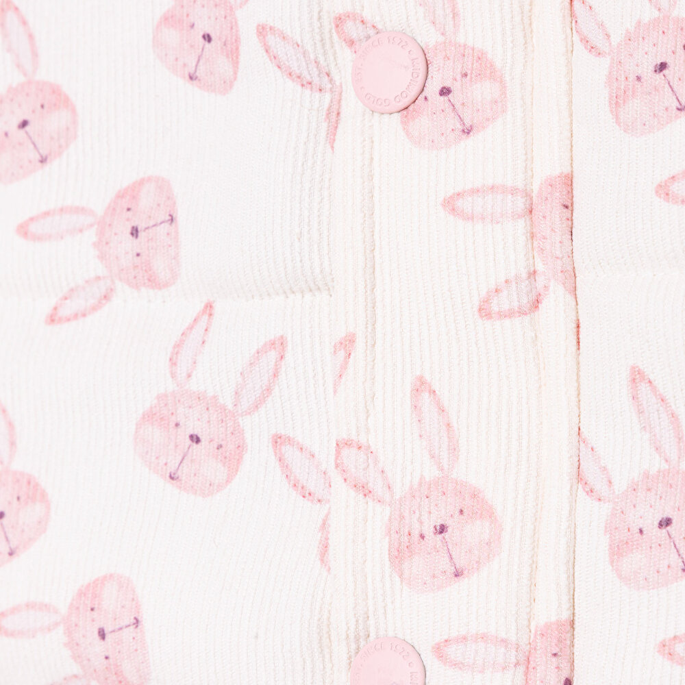 Kız Bebek Mont Fermuarlı Çıtçılı Uzun Kol