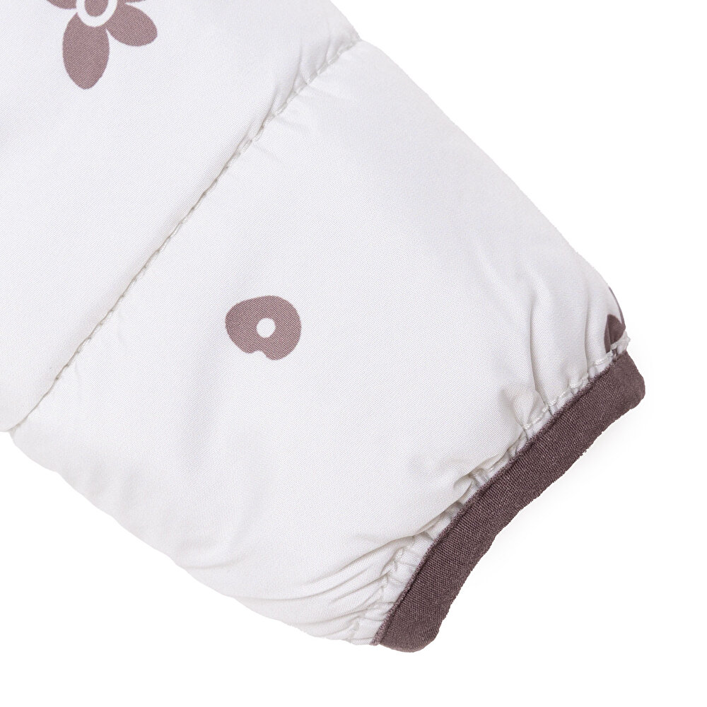 Kız Bebek Mont Fermuarlı Uzun Kol