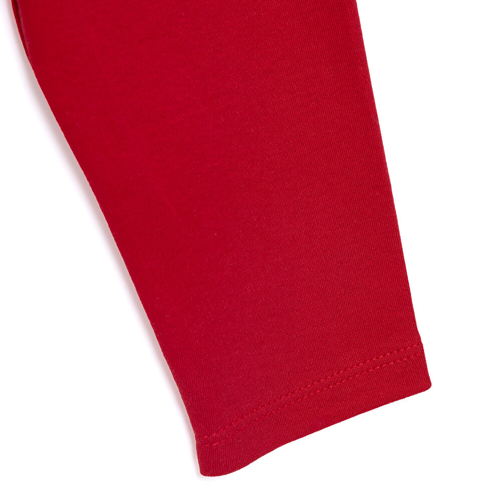 Kız Bebek New Year Uzun Kol Pijama Takımı İnterlok Bisiklet Yaka Uzun Kol Reçme Paça