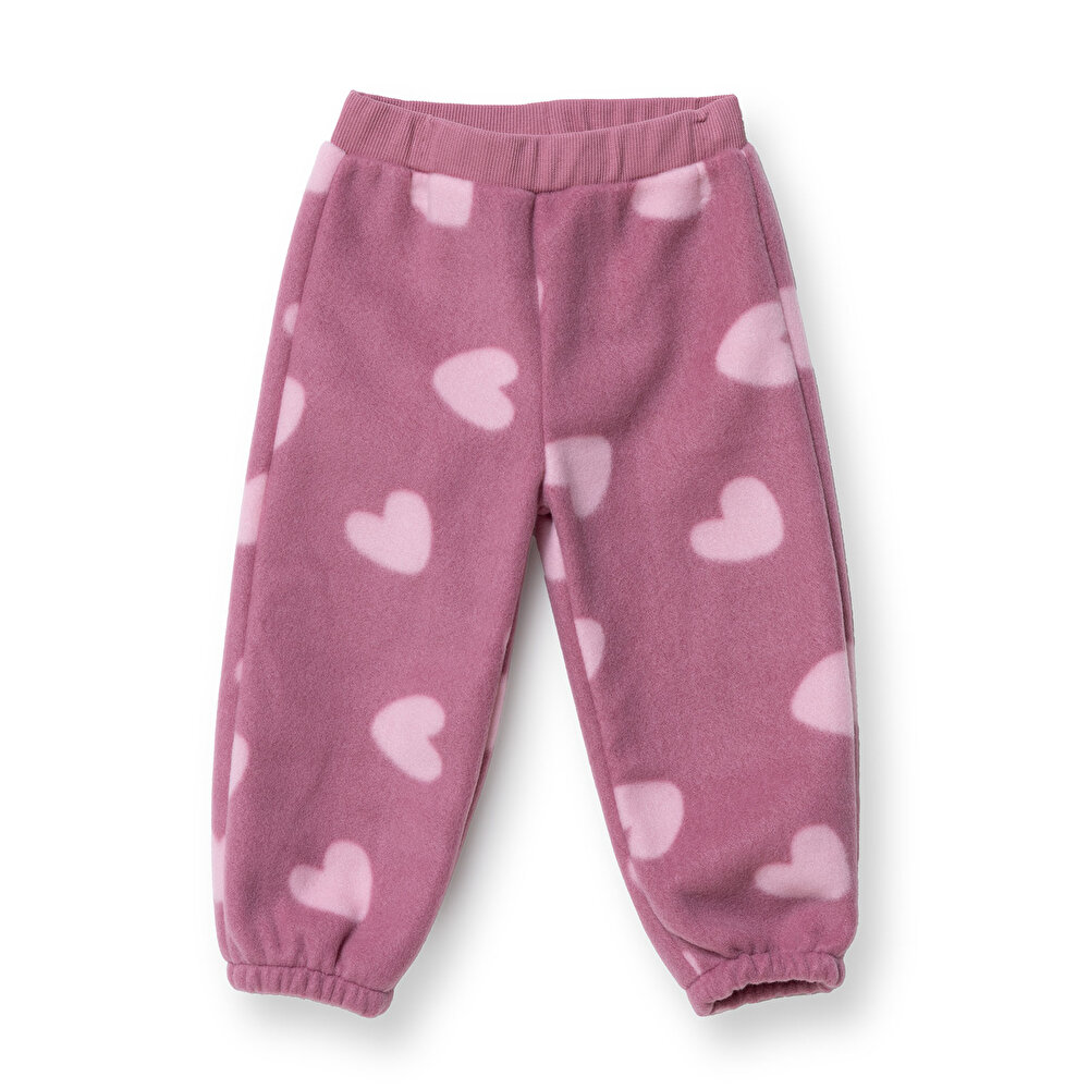 Kız Bebek Polar Pantolon Lastikli