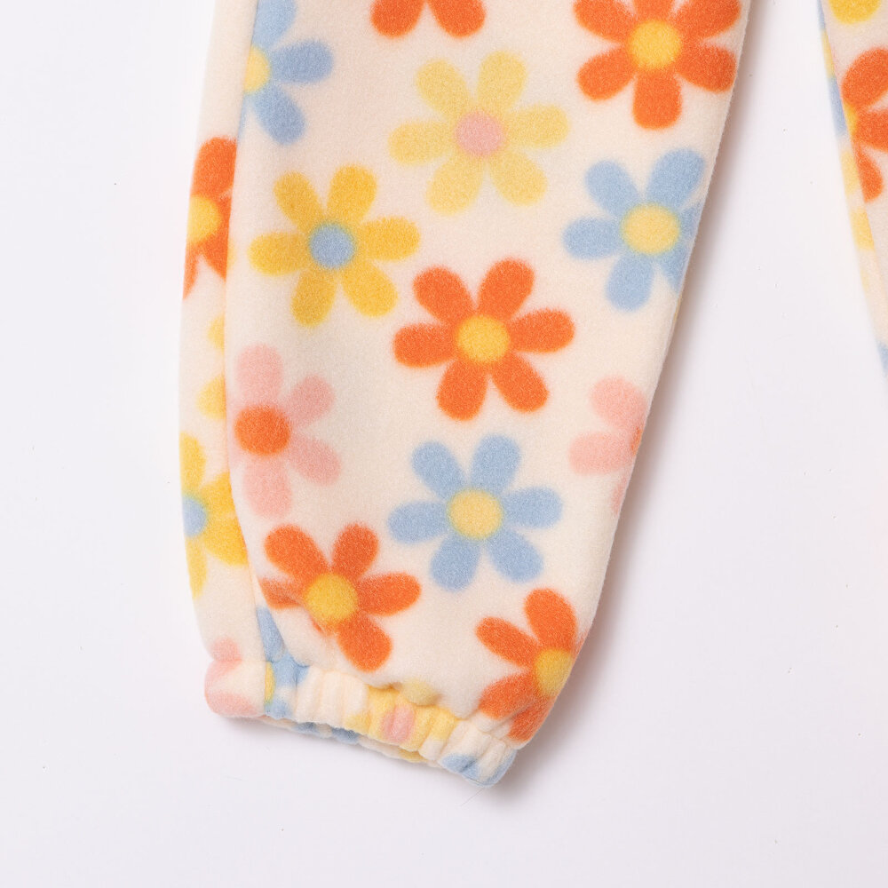 Kız Bebek Polar Pantolon Lastikli