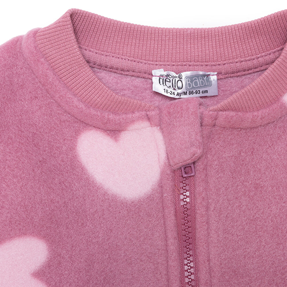 Kız Bebek Polar Yelek Atlet Kol