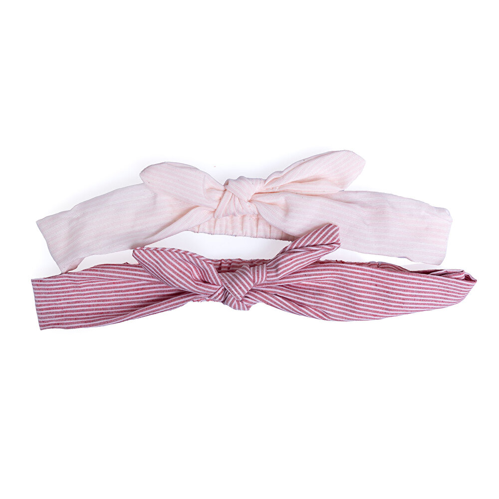 Kız Bebek Saç Bandı Poplin