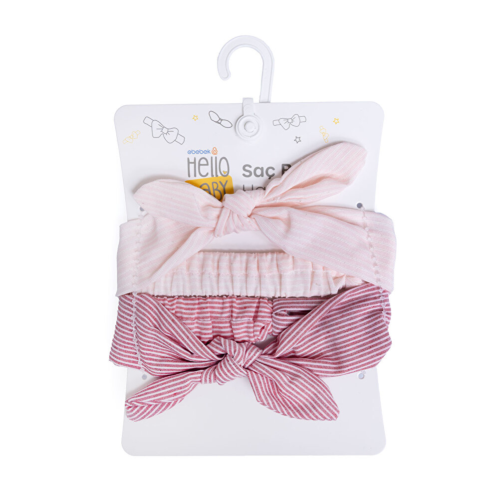 Kız Bebek Saç Bandı Poplin