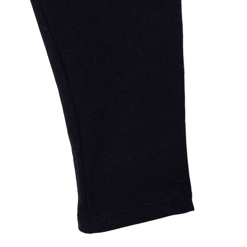 Kız Bebek Sweatshirt - Tayt Bisiklet Yaka Uzun Kol Reçme