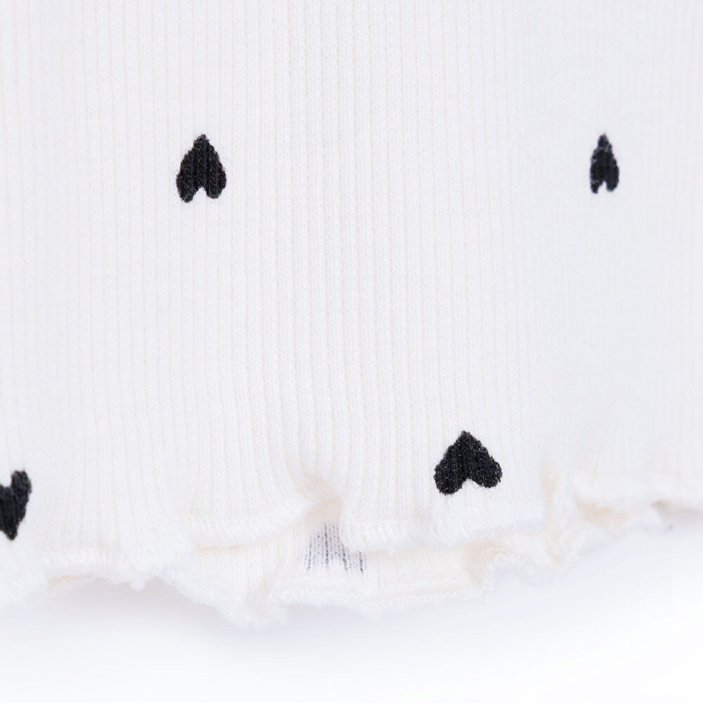 Kız Bebek Sweatshirt - Tayt Motto Girl Bisiklet Yaka Uzun Kol Reçme Paça