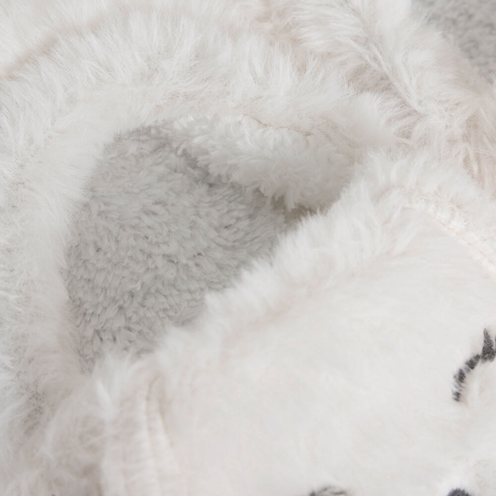 Kız Bebek Tavşan  Panduf Wellsoft Örme