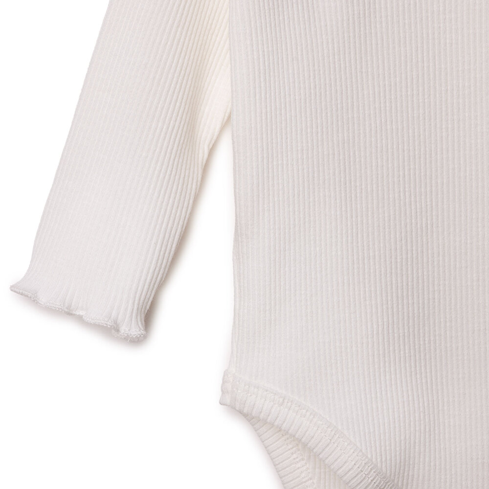 Kız Bebek Uzun Kol Body Bisiklet Yaka