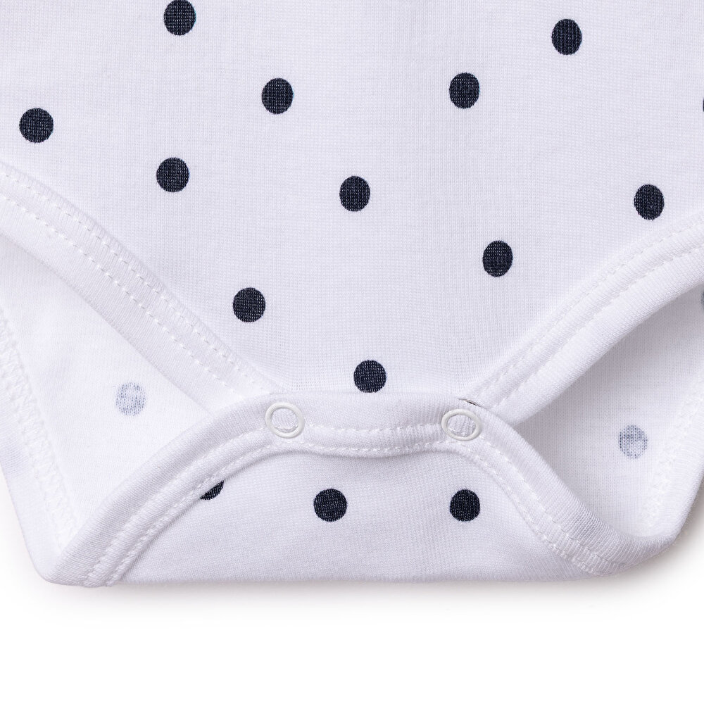 Kız Bebek Uzun Kol Body Çıtçıtlı Zarf Yaka