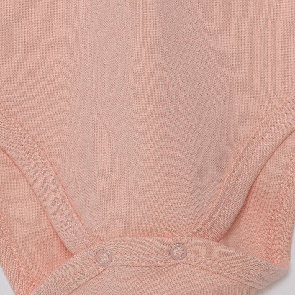 Kız Bebek Uzun Kol Body İnterlok Bisiklet Yaka Uzun Kol