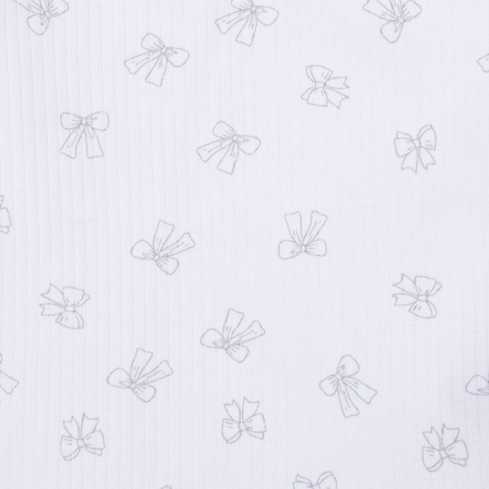 Kız Bebek Uzun Kol Pijama Takımı İnterlok Bisiklet Yaka Uzun Kol Reçme Paça