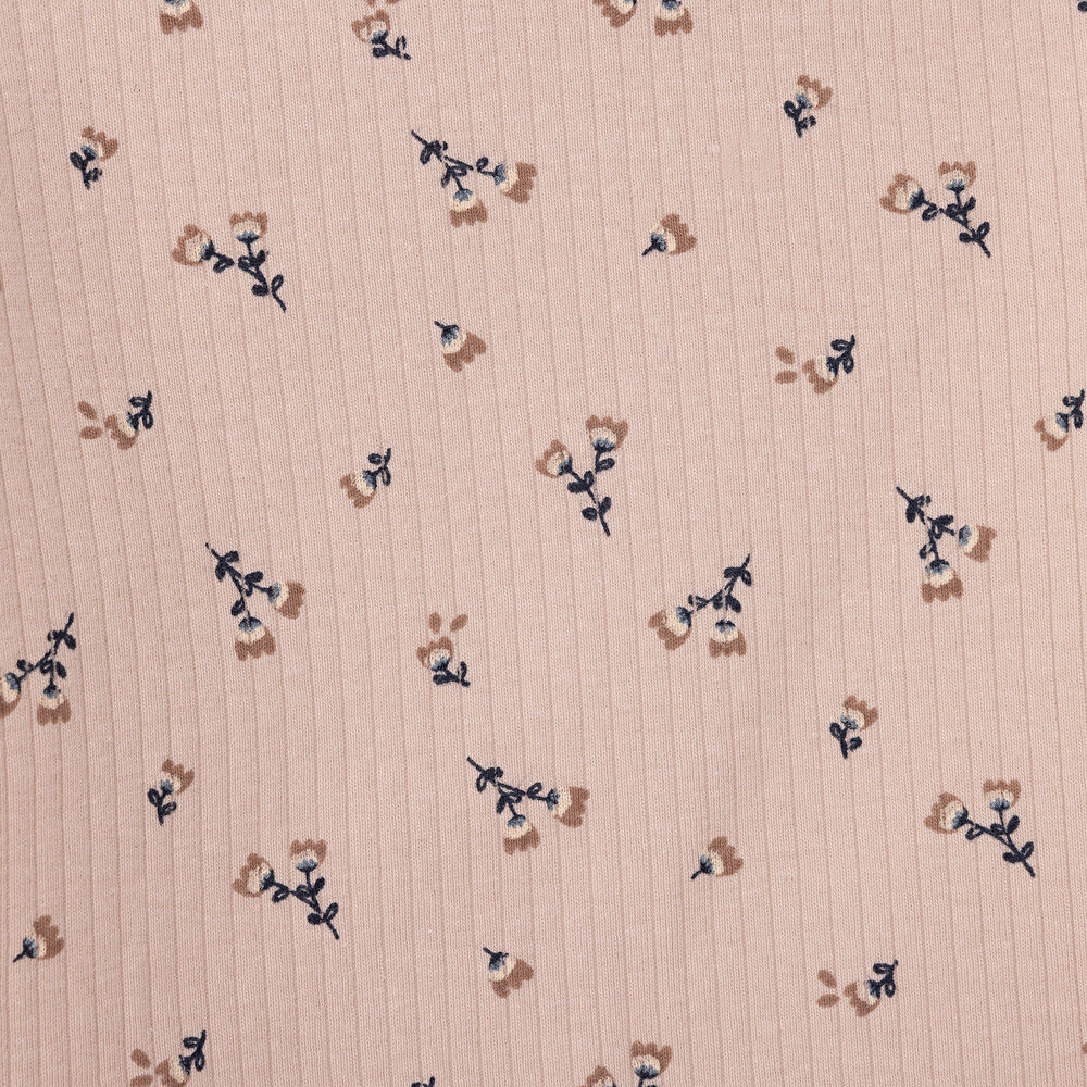 Kız Bebek Uzun Kol Tshirt Kaşkorse Bisiklet Yaka Uzun Kol