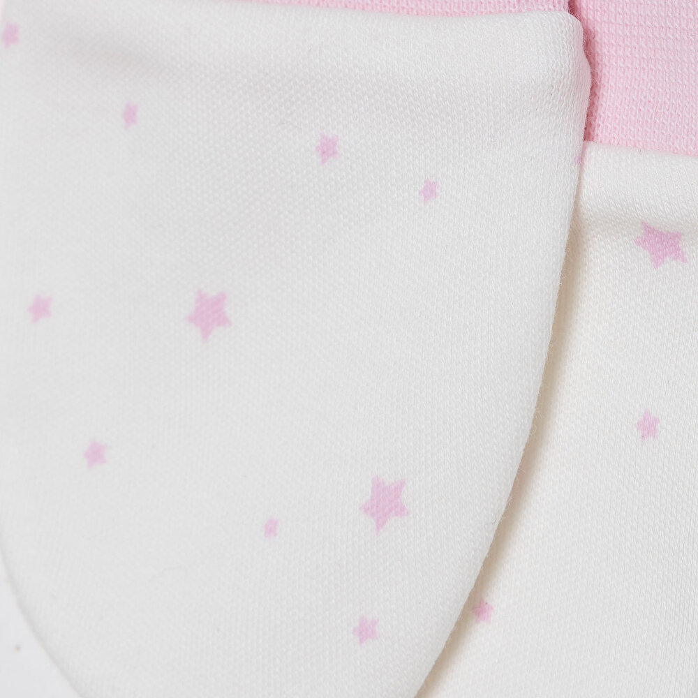 Kız Bebek Yenidoğan 2'li Eldiven İnterlok