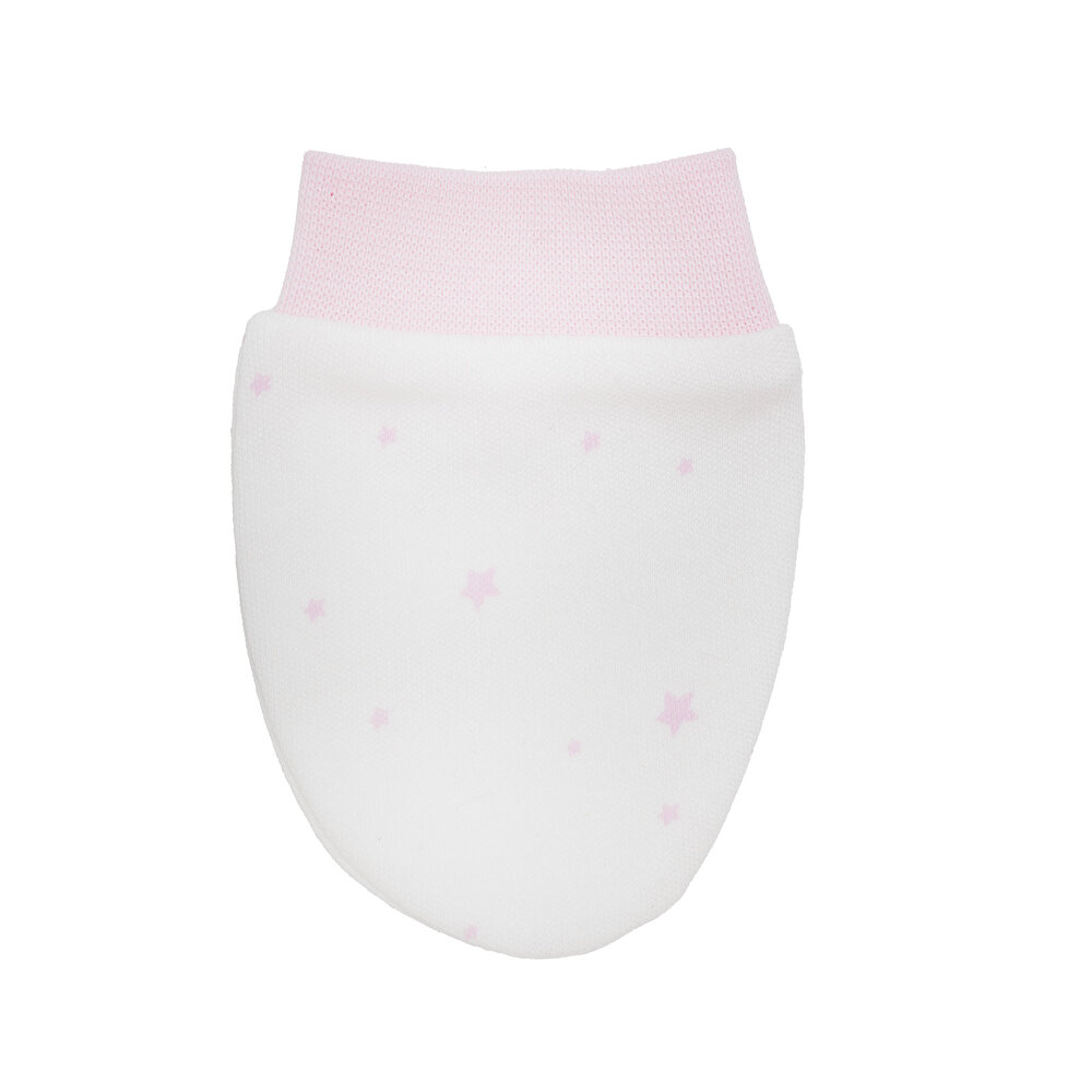 Kız Bebek Yenidoğan 2'li Eldiven İnterlok