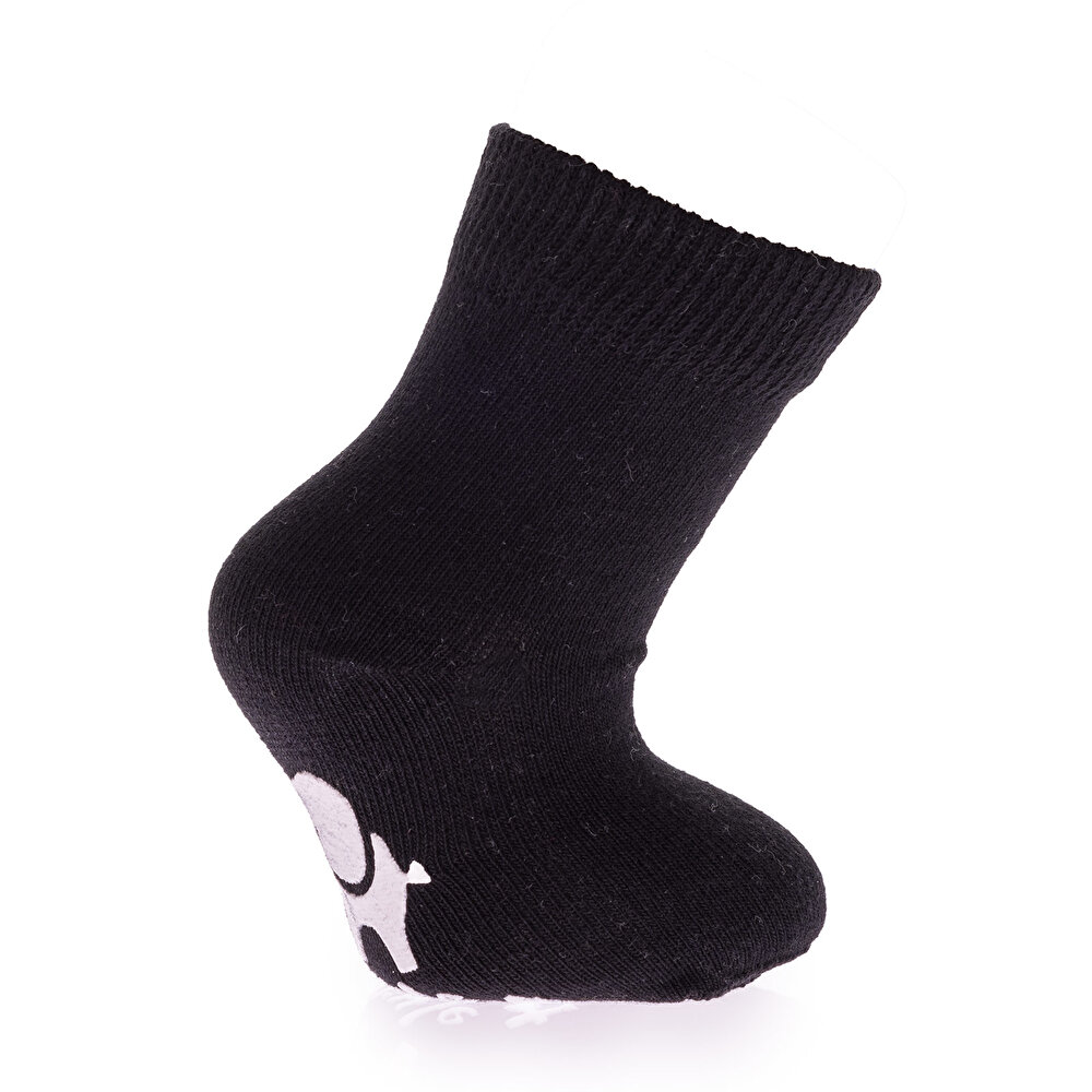 Kız Düz Renk 3lü Kaydırmaz Çorap Kız Bebek