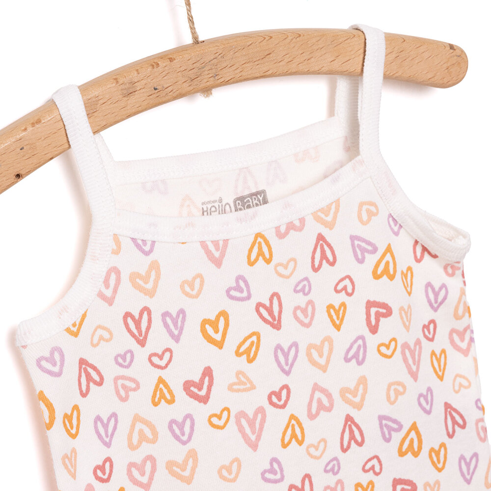 Kız İp Askılı Body Kız Bebek