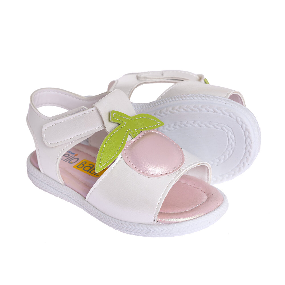 Kız Kirazlı  Sandalet Kız Bebek