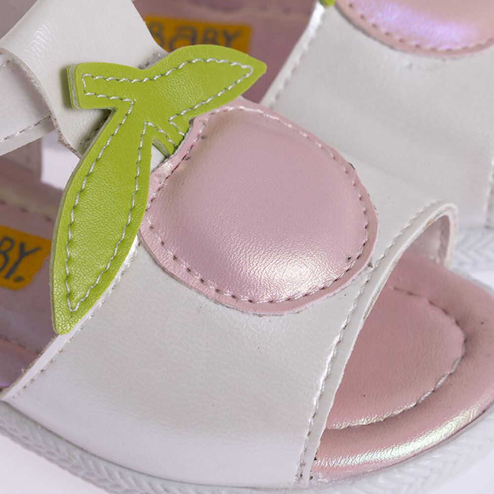 Kız Kirazlı  Sandalet Kız Bebek