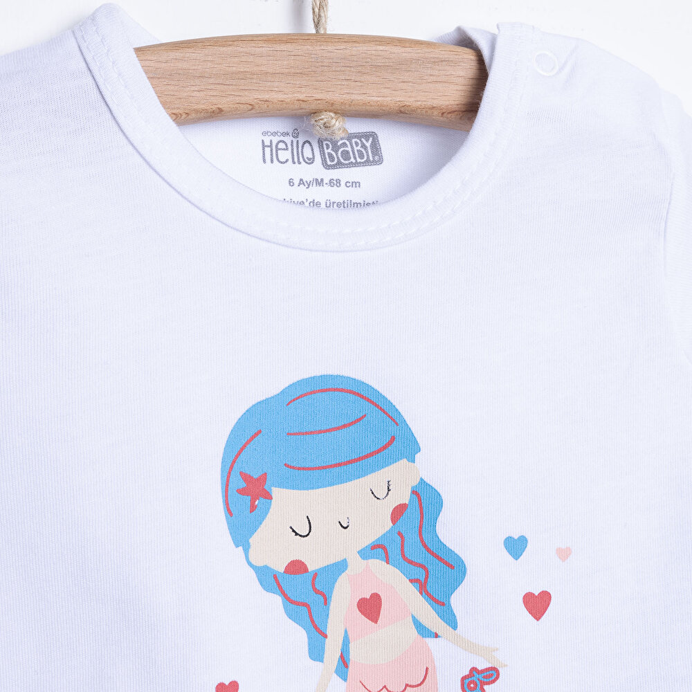 Kız Kısa Kol Pijama Takımı Kız Bebek