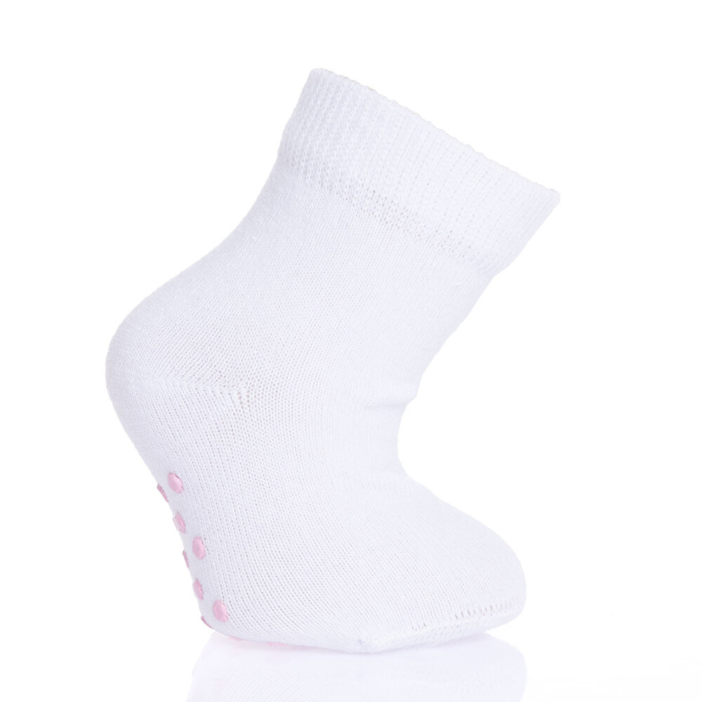 Kız Köpek Desen 3lü Kaydırmaz Çorap Kız Bebek