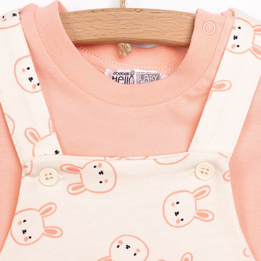 Kız Salopet-Tshirt Kız Bebek