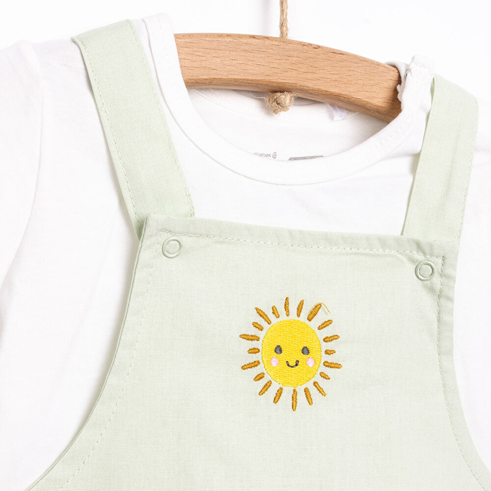 Kız Şort Salopet-Tshirt Kız Bebek