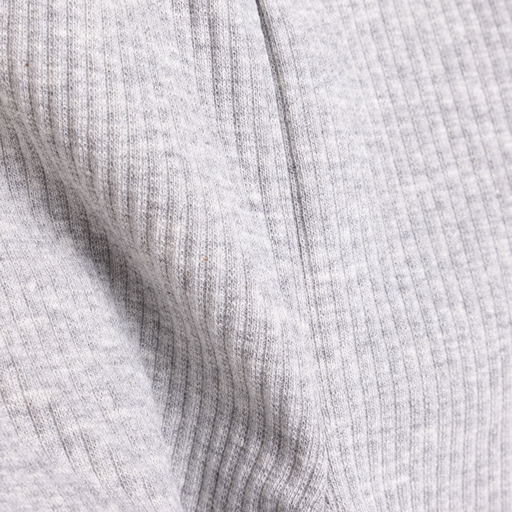 Kız Bebek Tayt Reçme Paça Gri Melanj