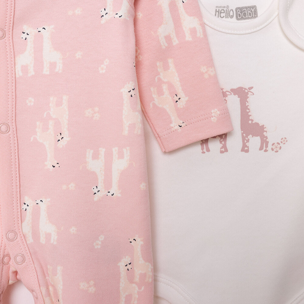 Kız Tulum-Body-Şapka Kız Bebek